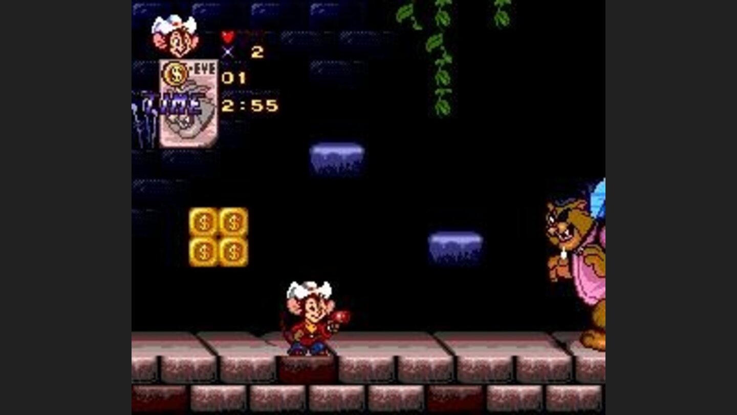 A boss battle