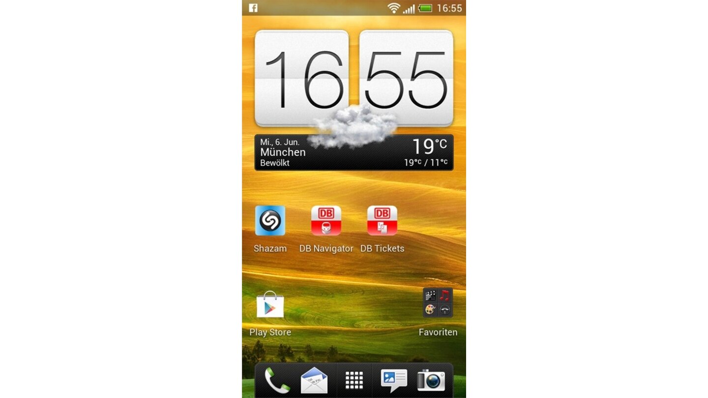 Android 4.0 mit HTC Sense auf dem HTC One S