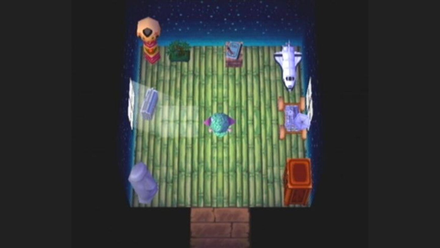 A typical new players own home: No style yet, and very little makes sense.