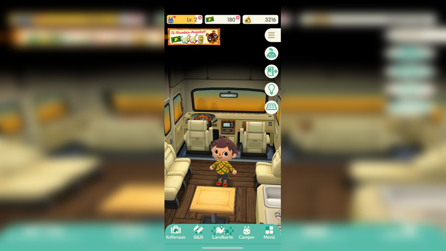 Animal Crossing: Pocket CampAuch euer Wohnmobil könnt ihr pimpen und einrichten.