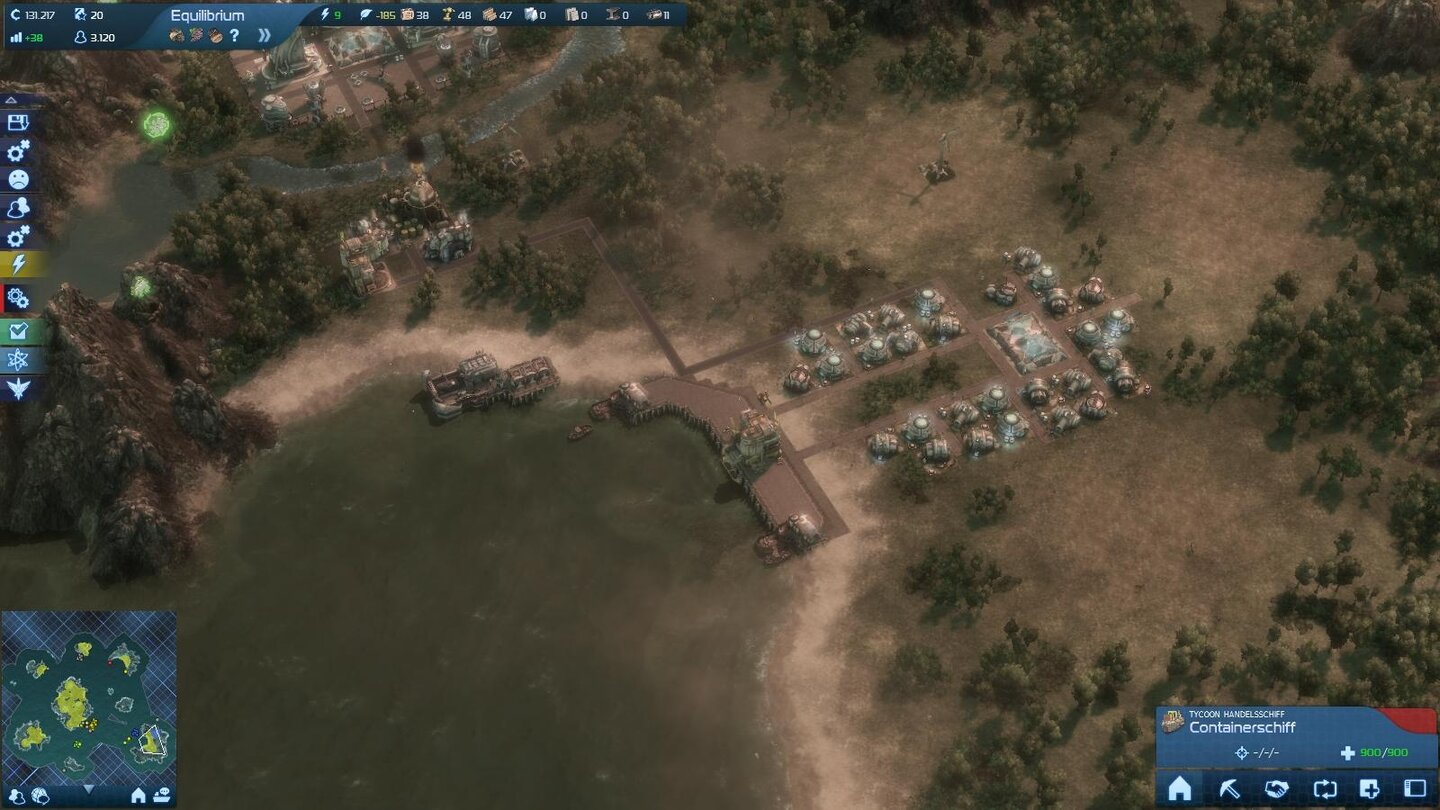 Hier brauchen Sie schnellstens ein Karbon-Farbik und einen Tech-Hafen, damit ...