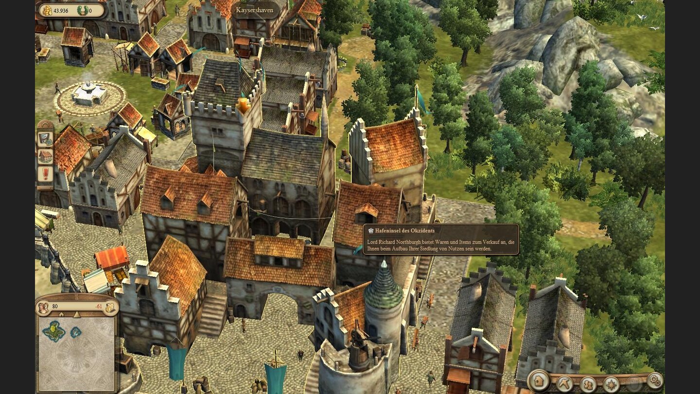 Anno 1404 auf niedrigster Detailstufe (ION 2)