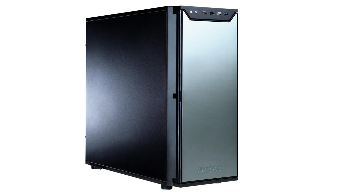 Antec P280An den Seiten ist das Antec P280 geschlossen.
