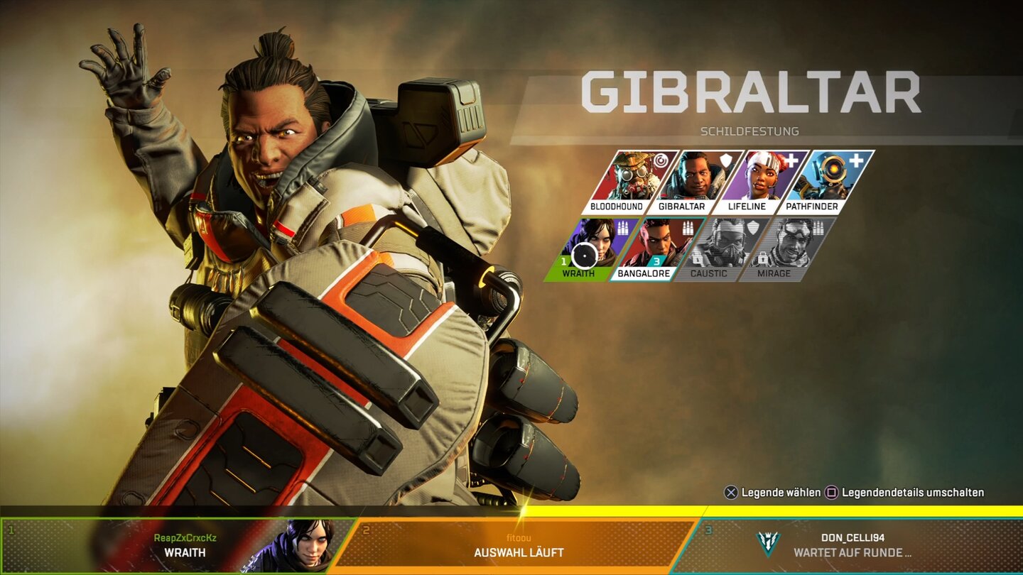 Apex Legends Charaktere