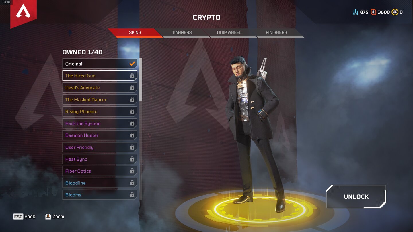 Apex Legends - Cryptos legendäre und epische Skins