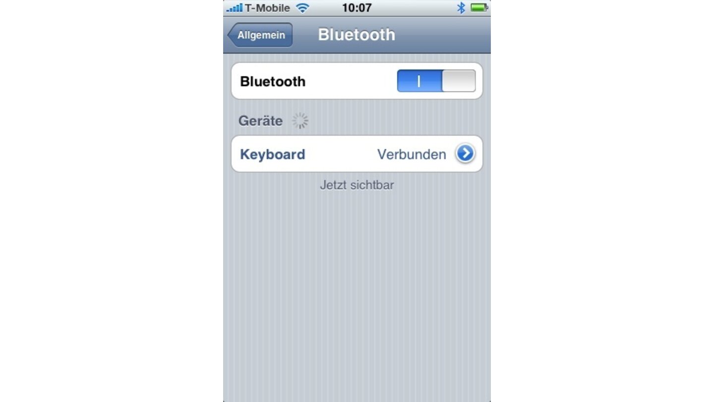 Apple iOS 4 Bluetoothkeyboard