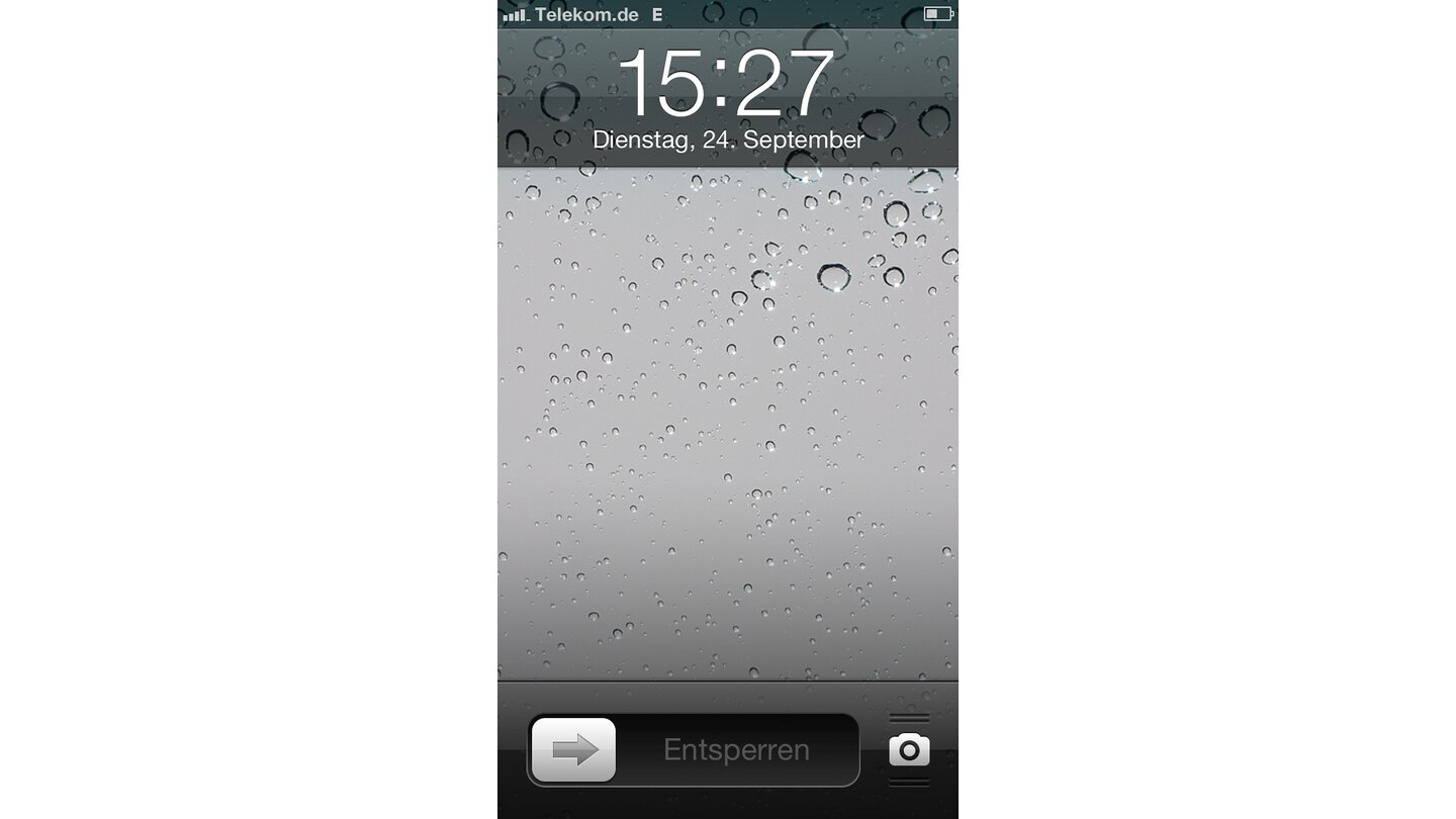 Apple iOS 6 Sperrbildschirm