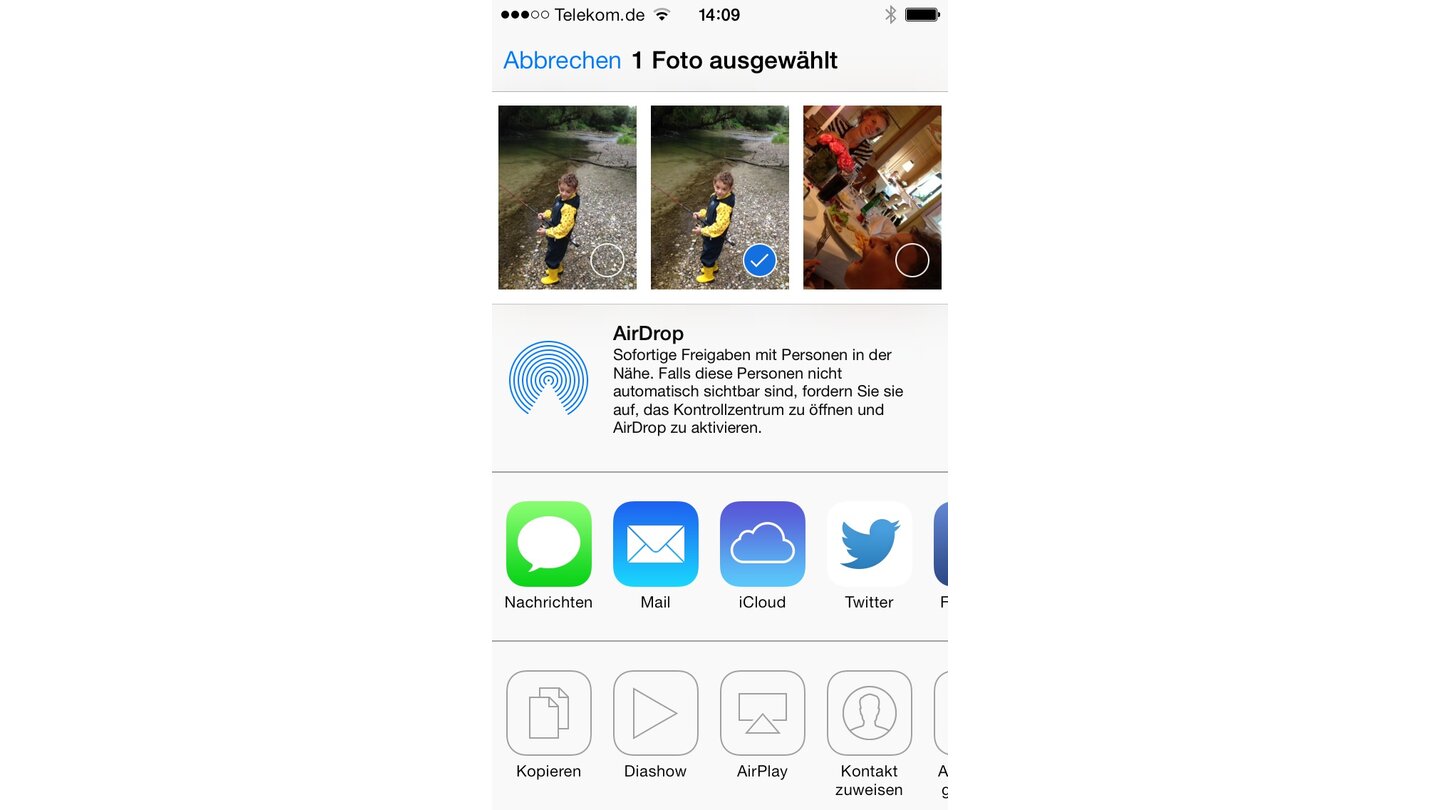 Apple iOS 7 Fotos