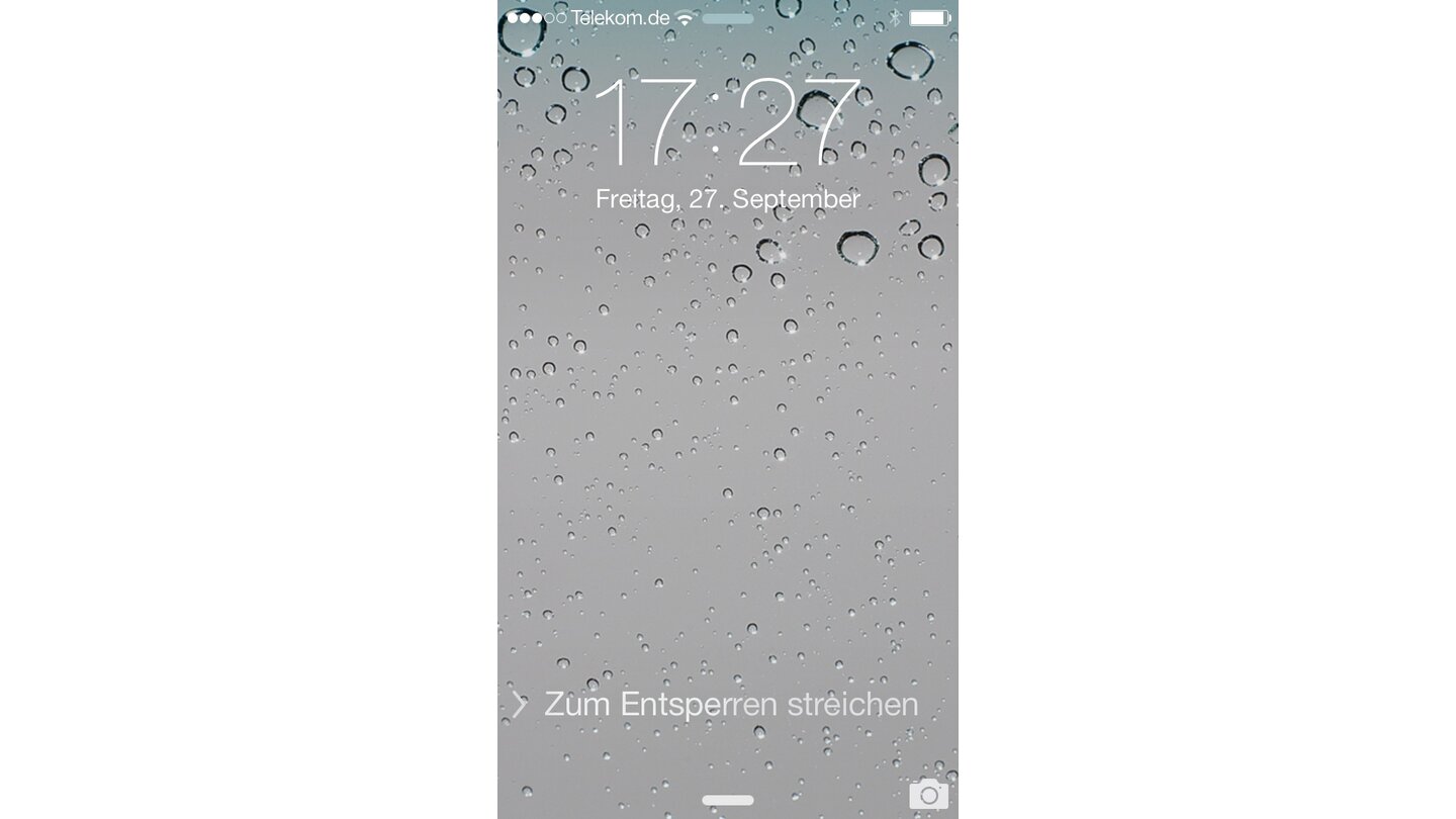 Apple iOS 7 Lockscreen