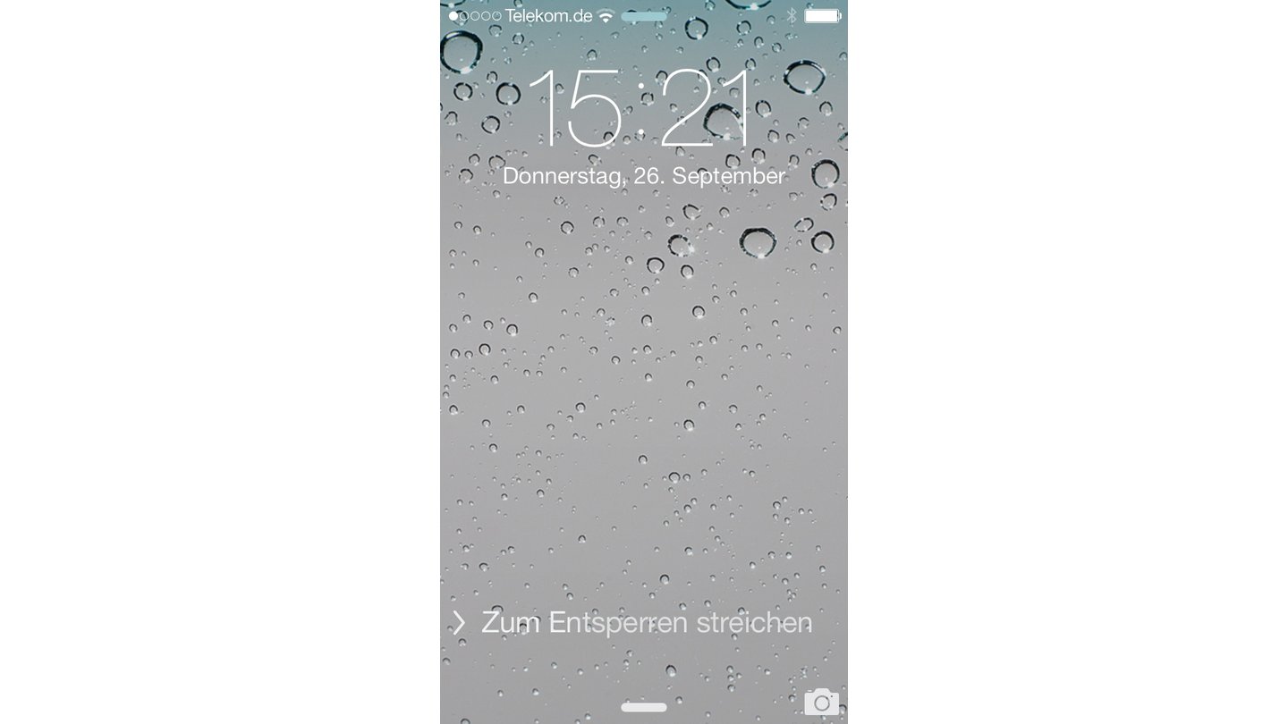 Apple iOS 7 Sperrbildschirm