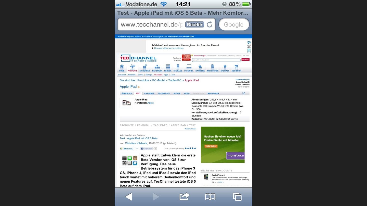 Apple iOS5 - Die Neuerungen im Überblick