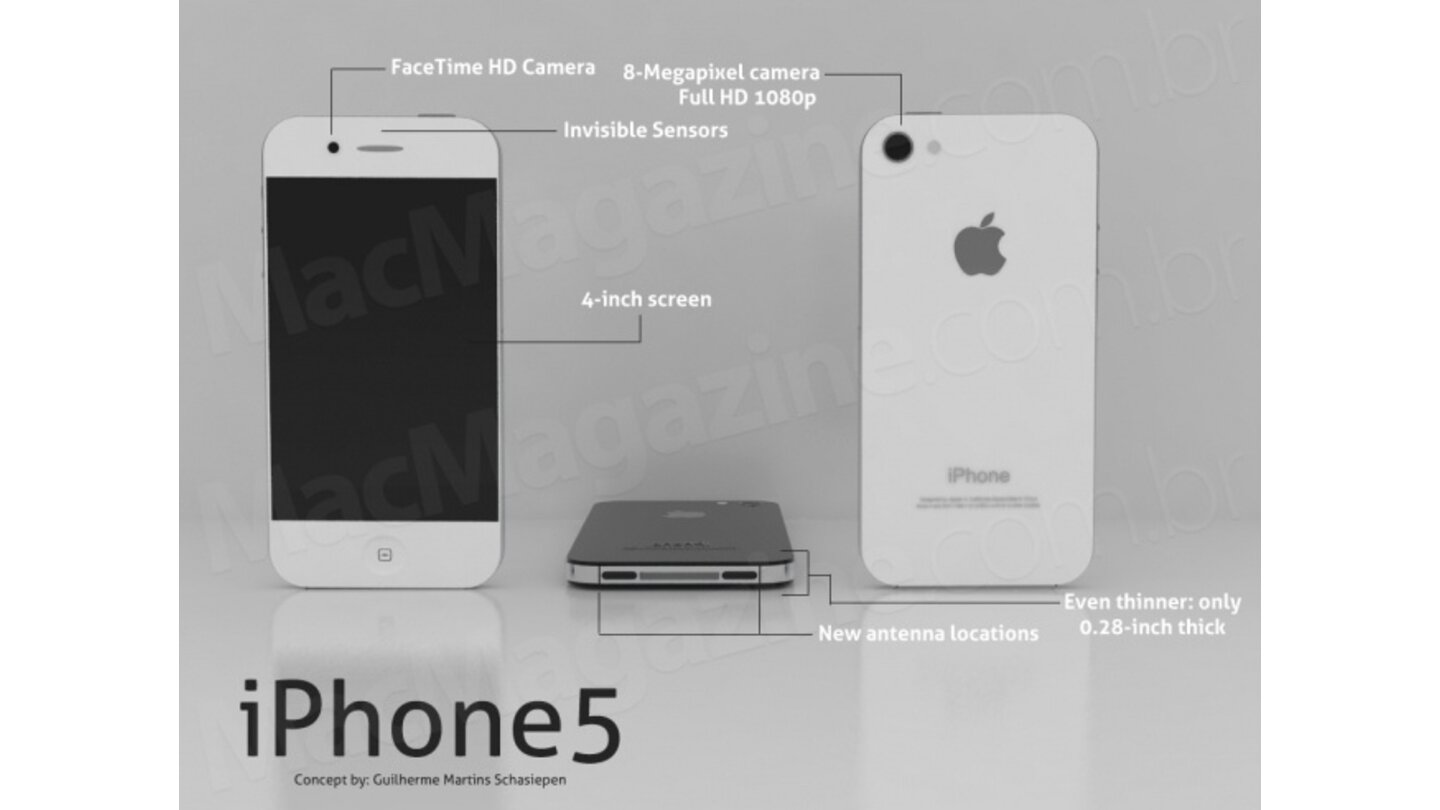Apple iPhone 5 Mockup (9to5mac.com)