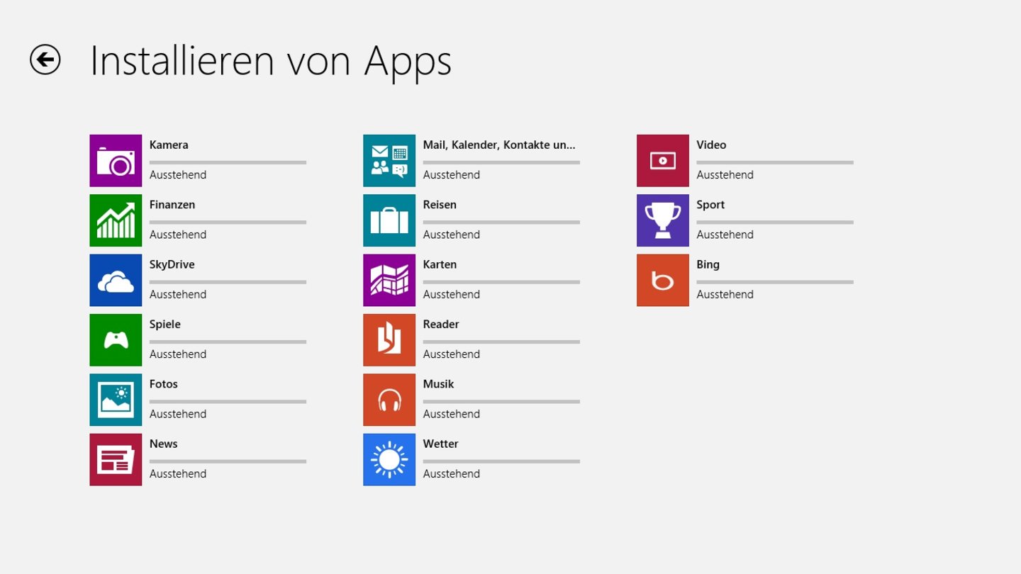 Apps unter Windows 8 RT