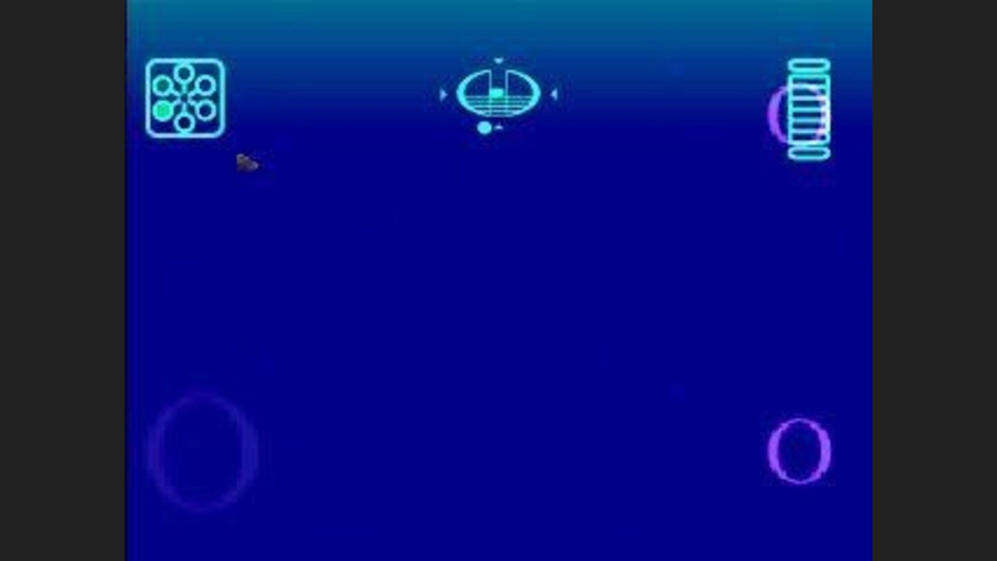 the circles indicate that the various sonar are in use.