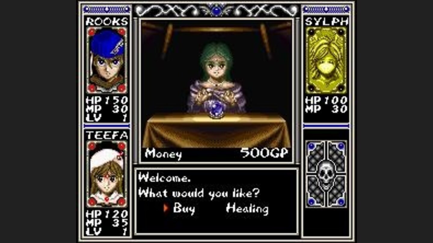 By a fortune teller