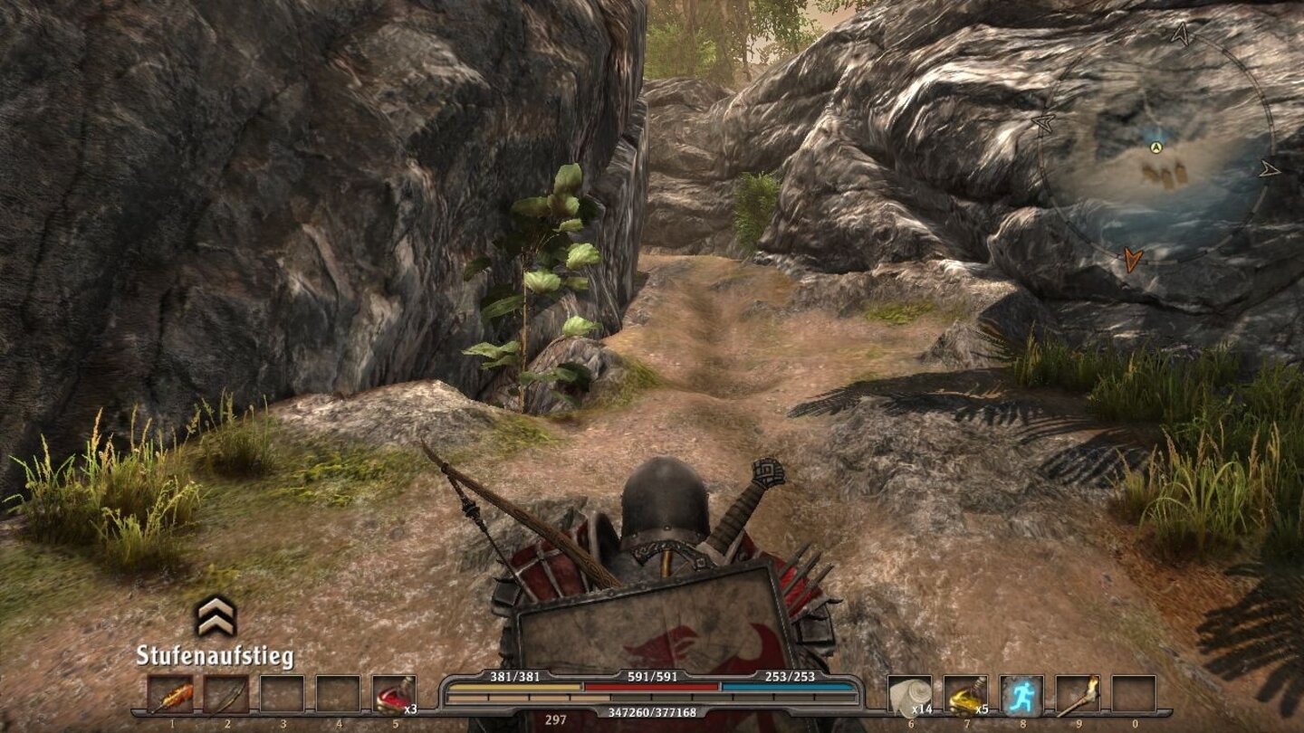 Arcania: Fall of SetarrifAm Strand finden wir die Anführerin allerdings nicht, wir müssen weiter ins Landesinnere vorstoßen. Mehrere Kämpfe später…