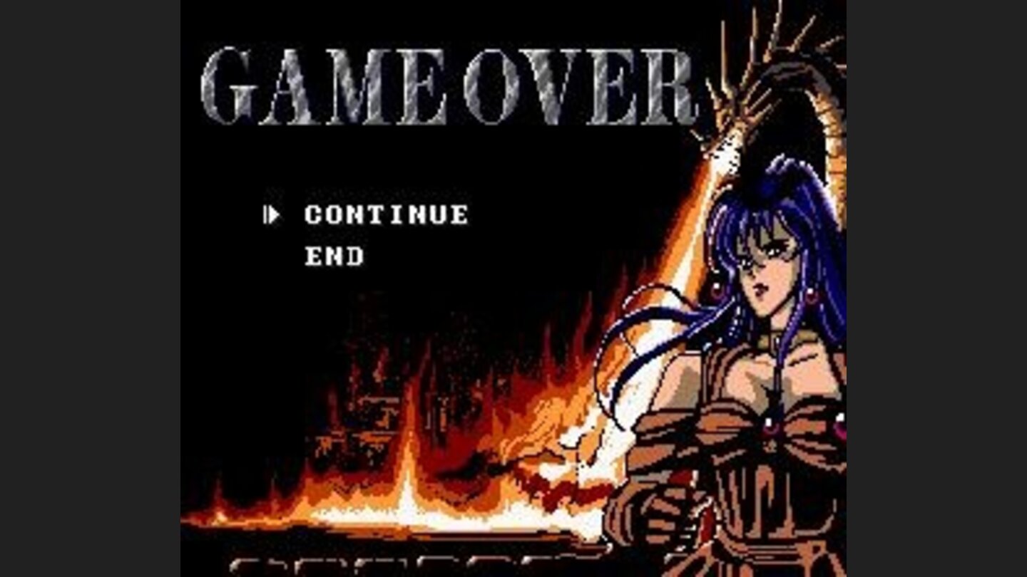 Game over, but at least you can see this sexy girl...