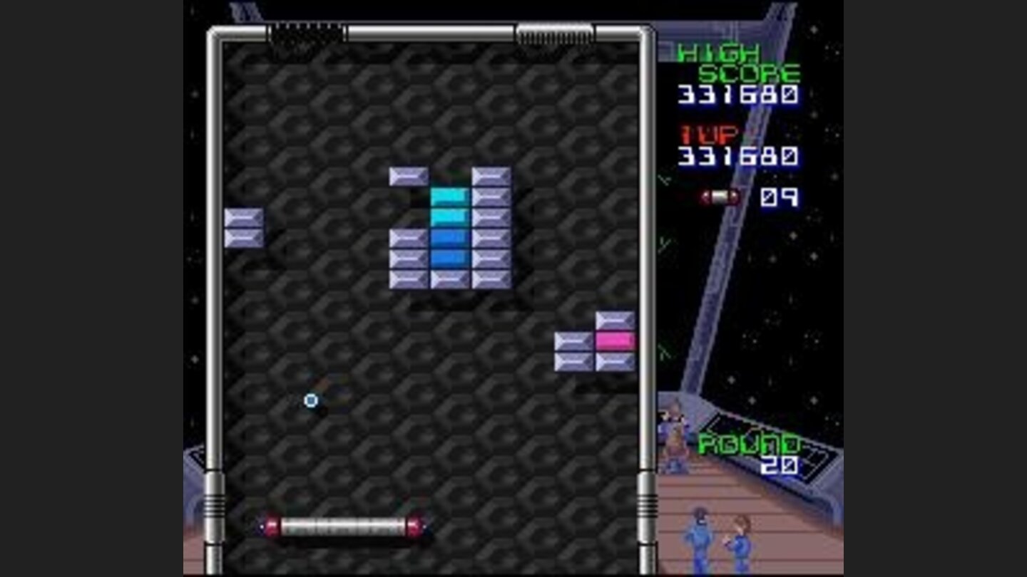 The E power-up expands the paddle-ship