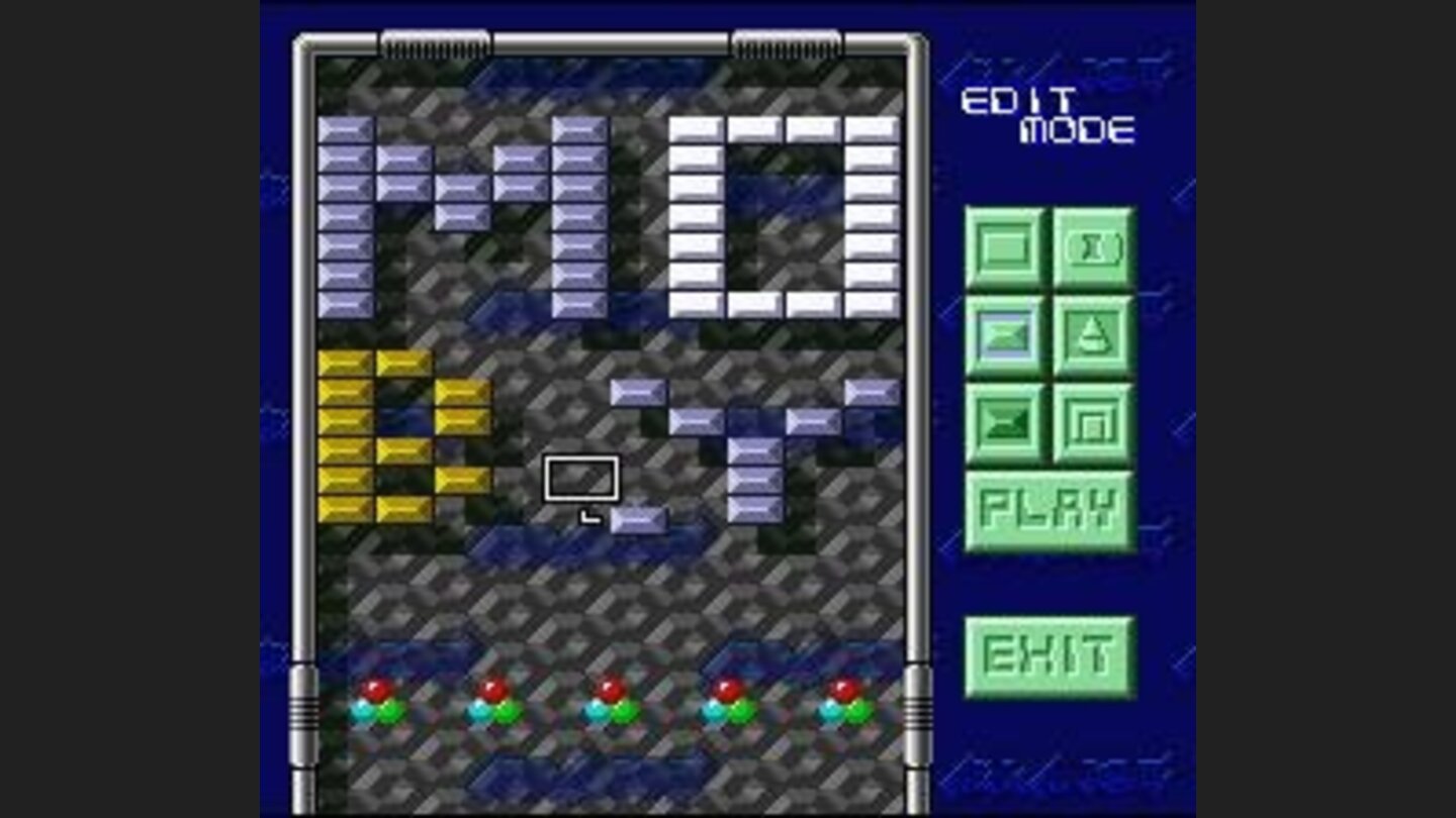 The editor lets you design your own level