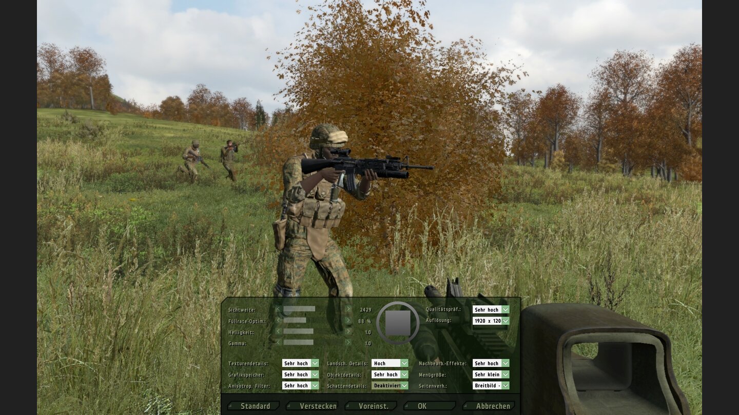Arma 2 - Die Technik: Schatten Deaktiviert