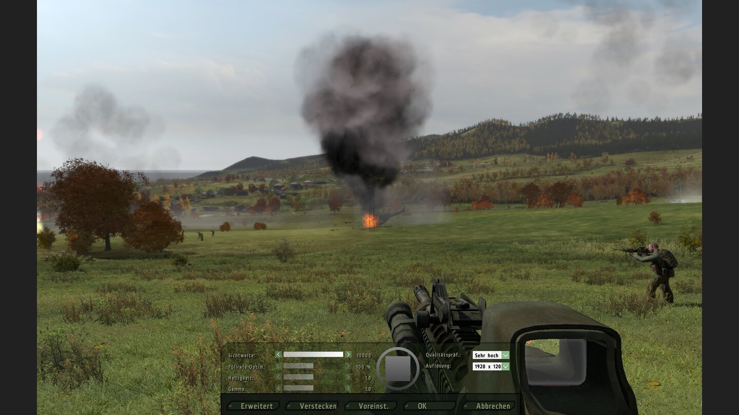 Arma 2 - Die Technik: Sichtweite Maximum