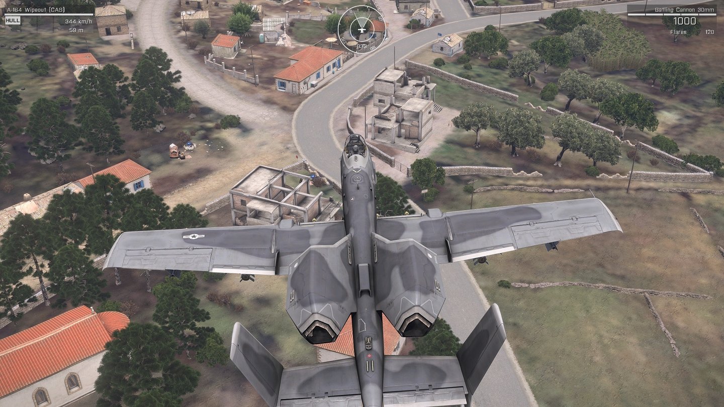 ARMA 3 - Screenshots zum zweiten KontrollbesuchDie A-164 Wipeout folgt dem legendären »Warzenschwein« als Erdkampfflugzeug der NATO-Streitkräfte. Leider kommt sie nur in einem Showcase-Szenario zum Einsatz.