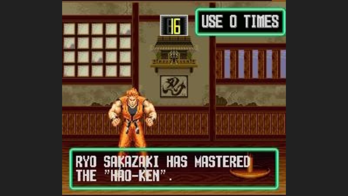 Ryo Sakazaki learns the Haohshokoken!