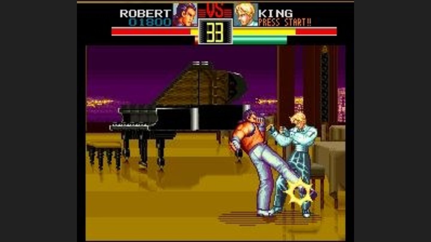 Here, Robert is teaching King how to do a waltz... or not.