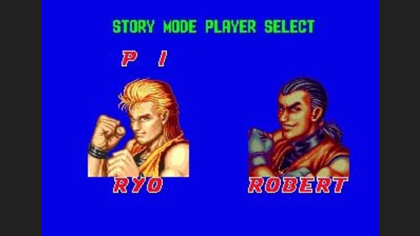 In story mode, you can only choose from either Ryo or Robert.
