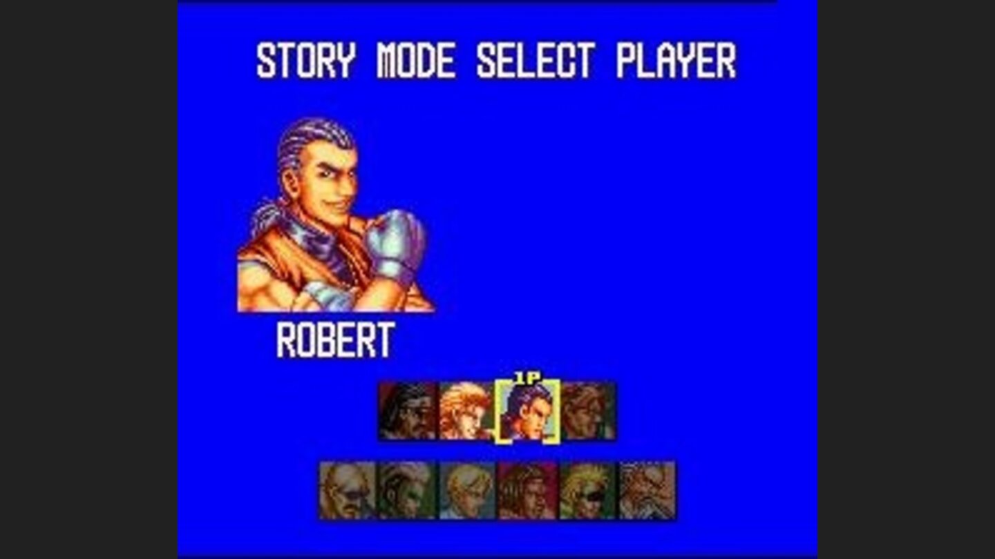 Story mode. You can only use Robert and Ryo.