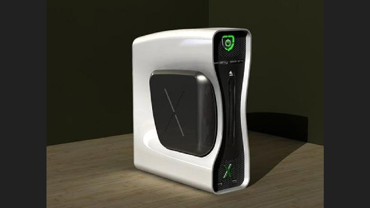 Xbox 3 - DesignkonzepteGegen die beiden ersten Designs wirkt dieses hier ziemlich langweilig. (Quelle: t3n.de)