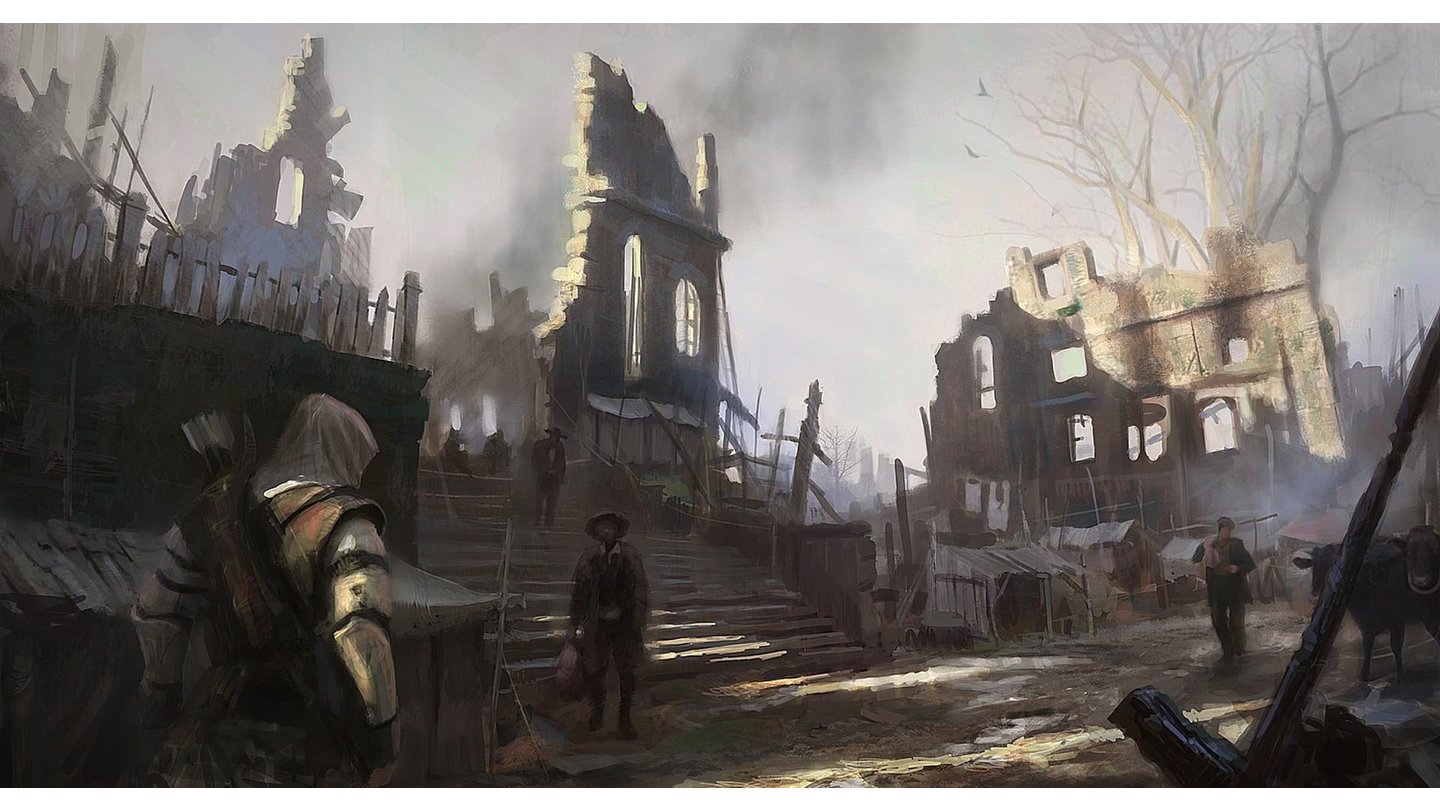 Assassin's Creed 3 - Artworks & Konzeptgrafiken