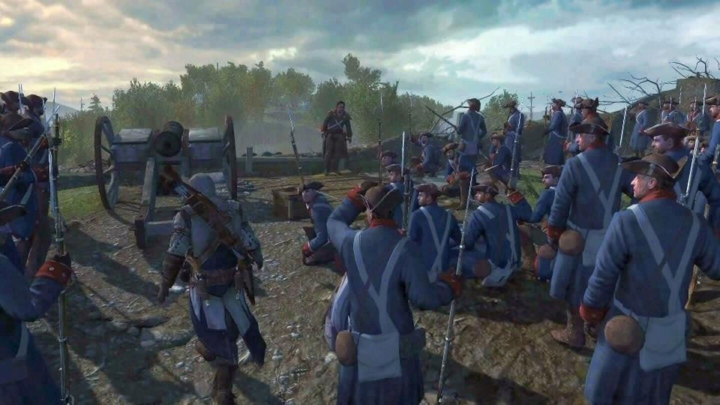 Assassin's Creed 3Diese Screenshots stammen aus einem Videomitschnitt auf der PAX 2012 und zeigen erstmals das Interface von Assassin's Creed 3.