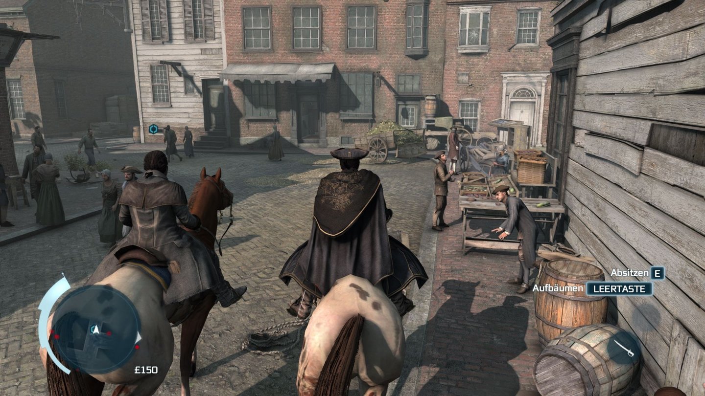 Assassin's Creed 3Ubisoft hat die Städte Boston und New York mit jeder Menge Leben gefüllt.