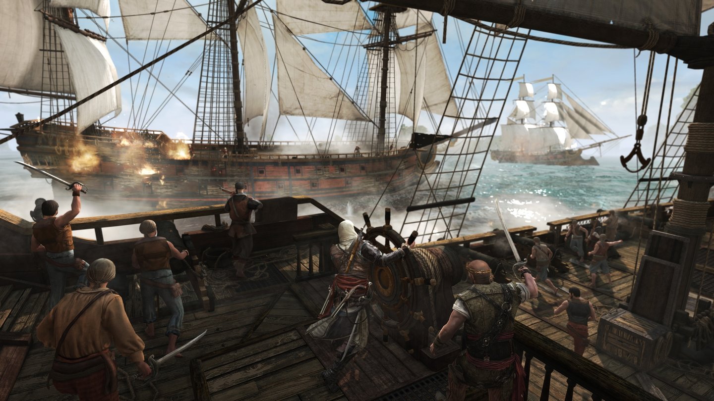 Assassin's Creed 4: Black FlagDie Seeschlachten des Vorgängers sind jetzt ein viel wichtigeres Spielelement.