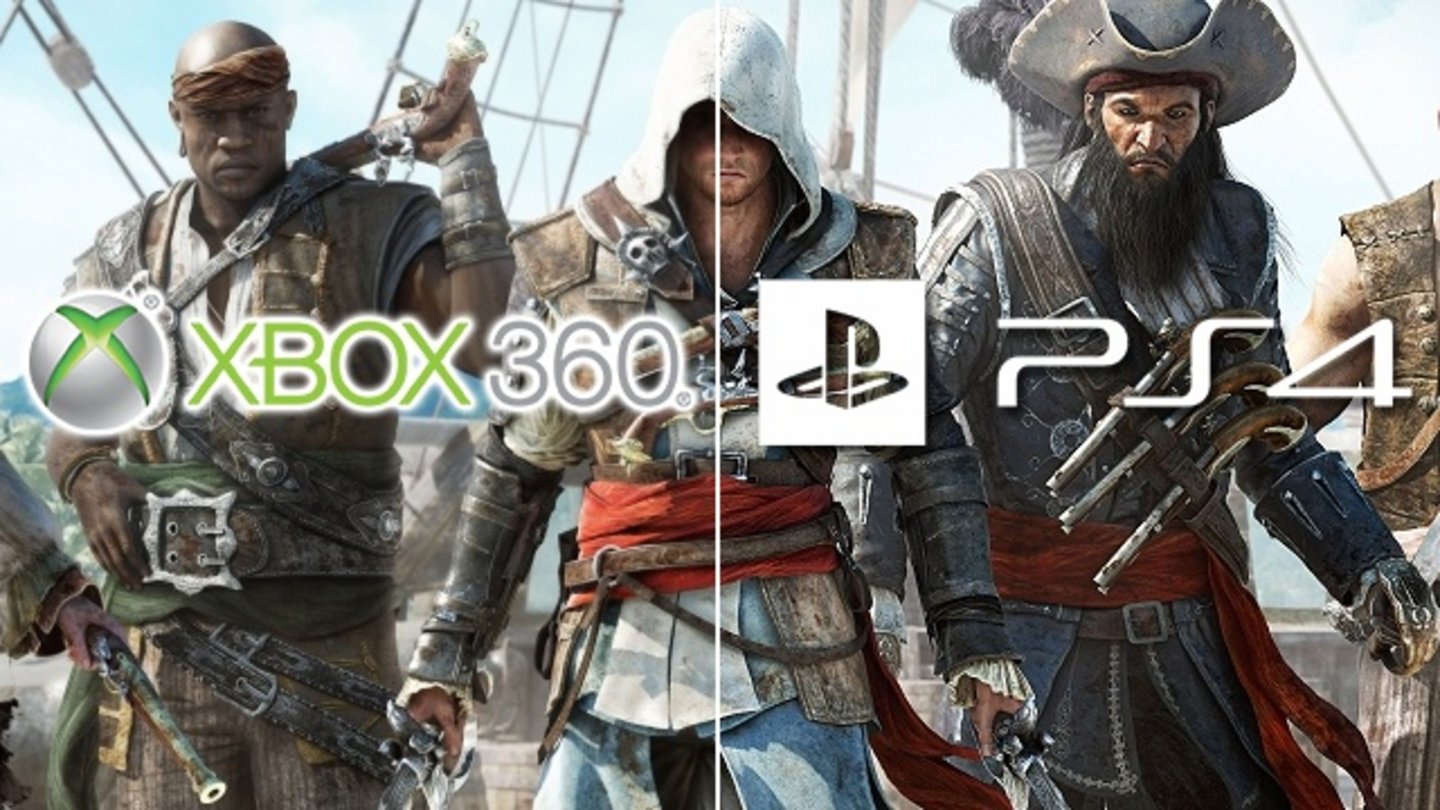 Assassin's Creed 4: Black Flag - GrafikvergleichZum Test von Assassin's Creed 4: Black Flag hatten wir die PlayStation-4- und Xbox-360-Version zur Verfügung. In dieser Galerie zeigen wir die Unterschiede zwischen NextGen- und CurrentGen-Optik.