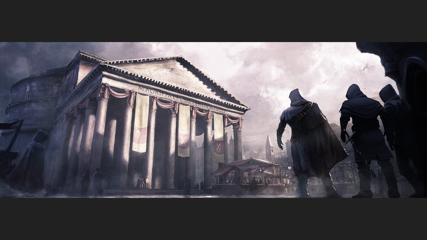 Assassins Creed: Brotherhood - Artworks + Konzeptzeichnungen