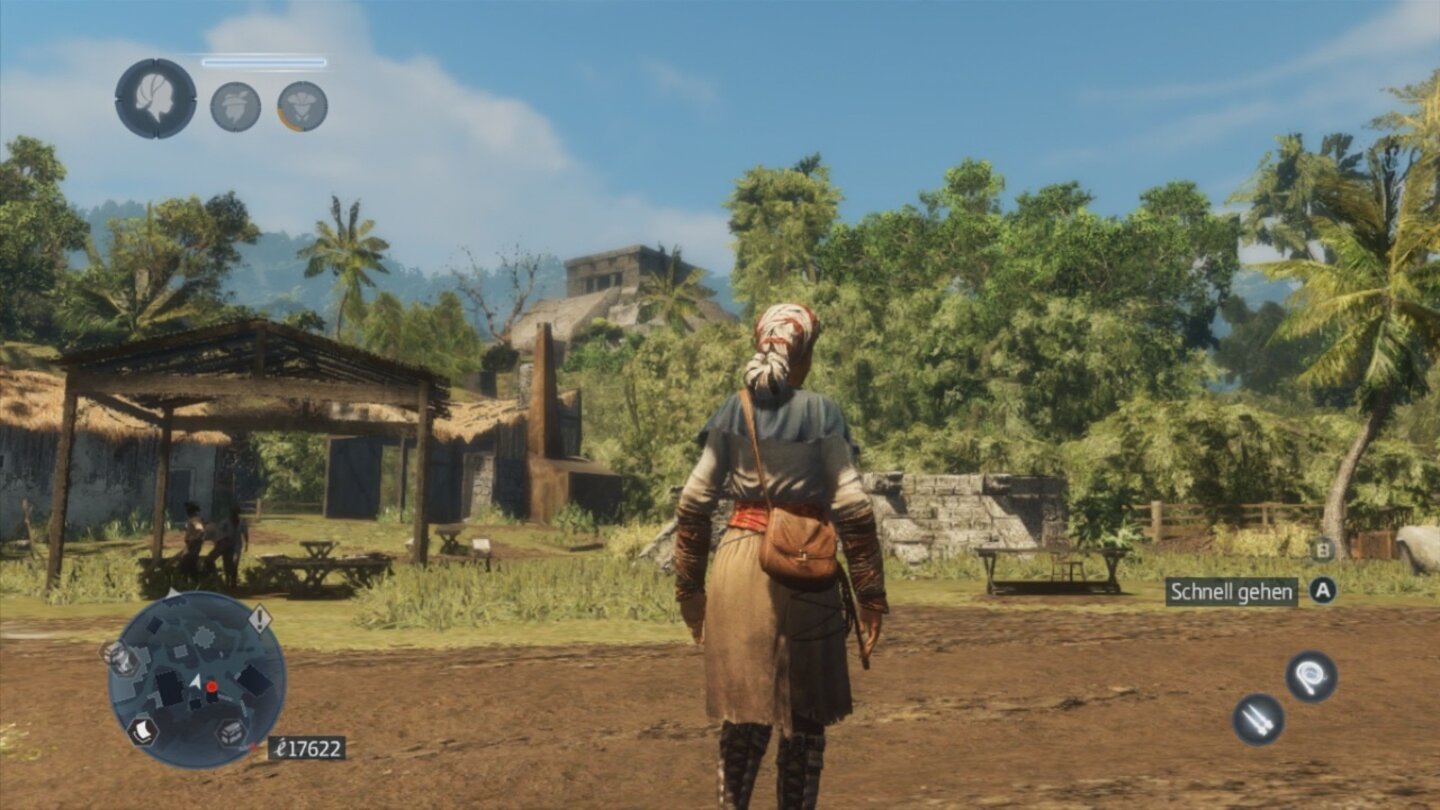 Assassins Creed: Liberation HDNeben New Orleans und dem Bayou, eine Art Sumpfgebiet, verschlägt es Aveline auch nach Mexiko. Die Gebiete sind damit schön abwechslungsreich.