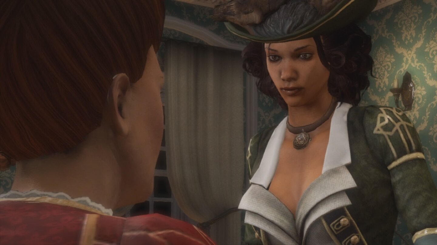 Assassins Creed: Liberation HDAveline ist halbfranzösisch und halb afrikanisch. Anders als Connor aus Teil drei, wächst sie aber bei ihrem reichen Vater auf.