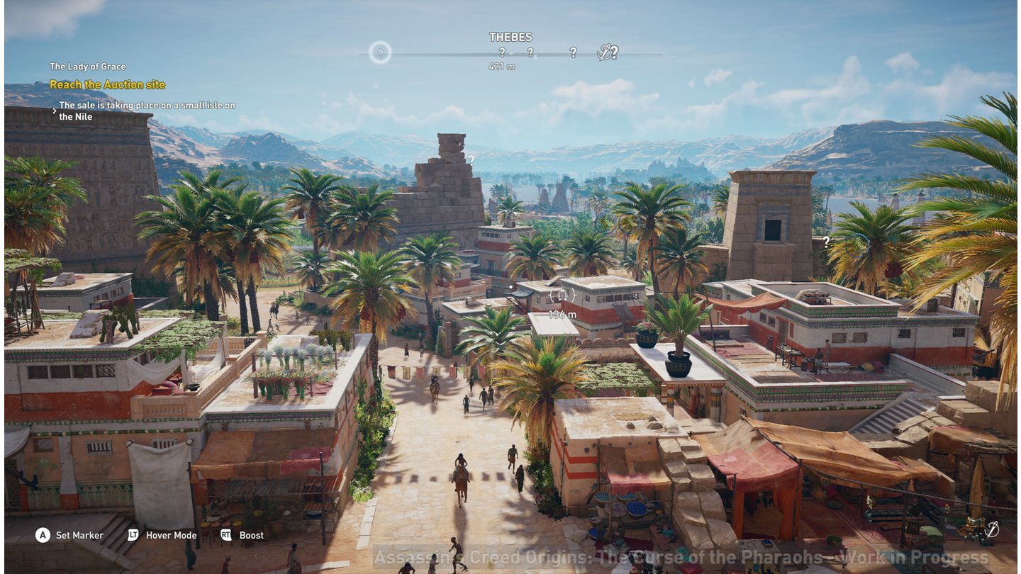 Assassin's Creed: Origins - Der Fluch der PharaonenIm neuen DLC »Der Fluch der Pharaonen« sind wir in Theben unterwegs.