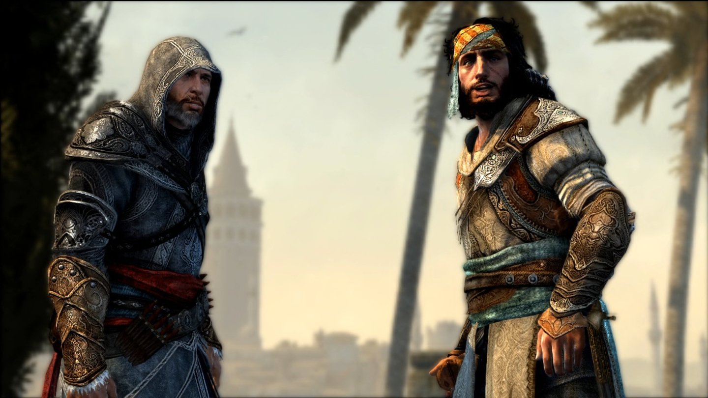 Assassin's Creed: RevelationsYusuf Tazim ist unser erster Ansprechpartner im für Ezio völlig fremden Konstantinopel.