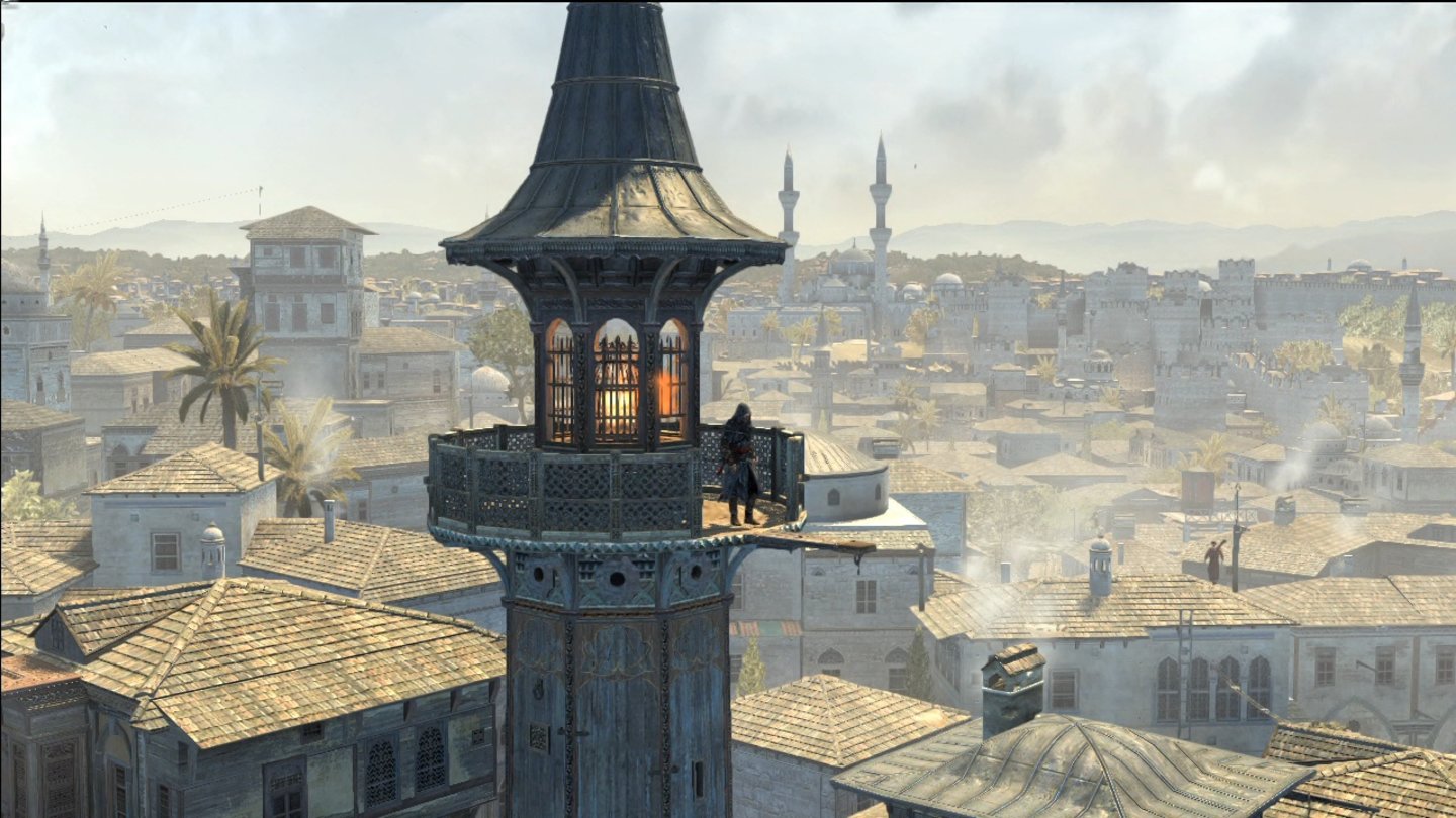 Assassin's Creed: RevelationsAuftrag erfüllt: Nachdem wir die Templerfeste eingenommen haben, entzünden wir das Leuchtfeuer.