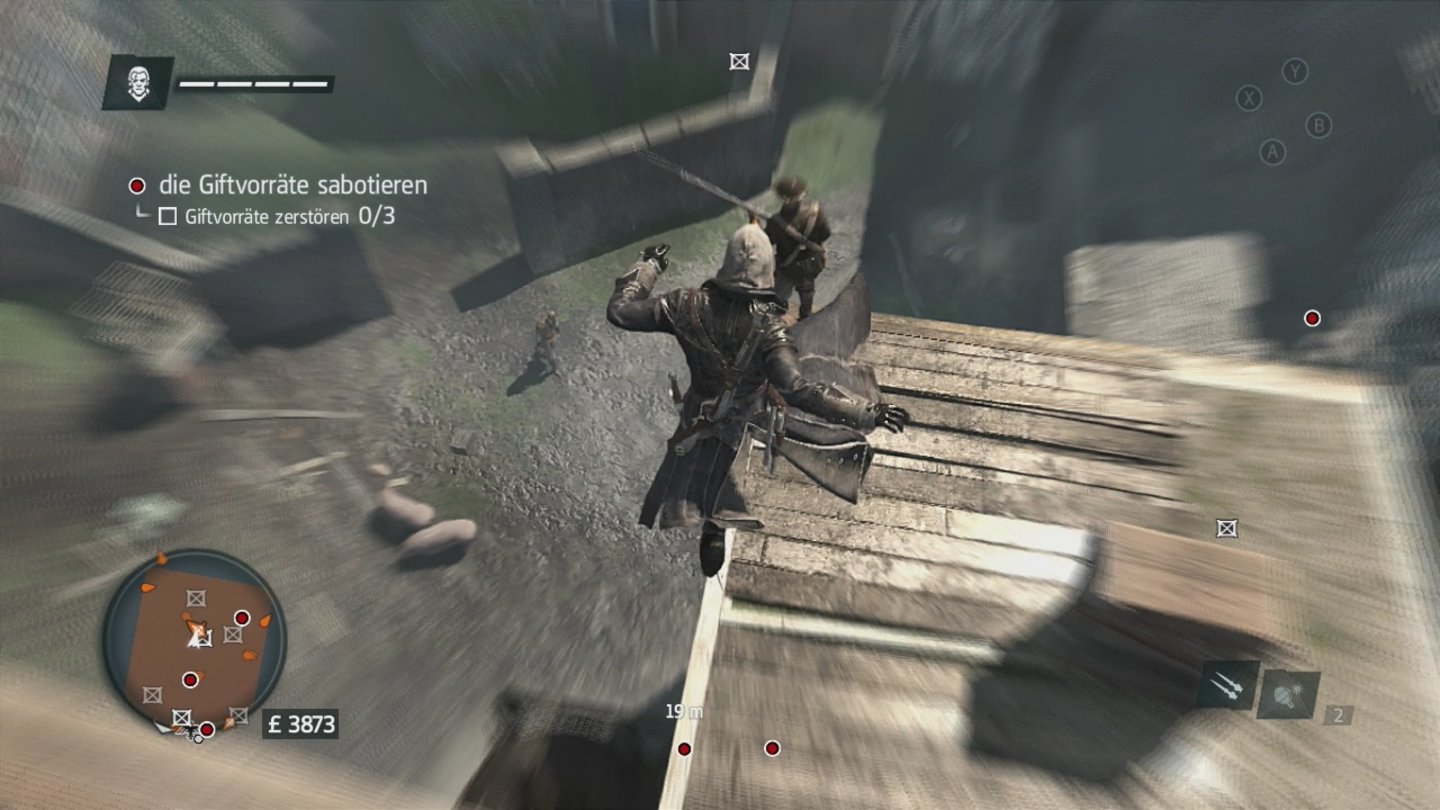 Assassin's Creed RogueAngriff aus der Luft: Effektiv.