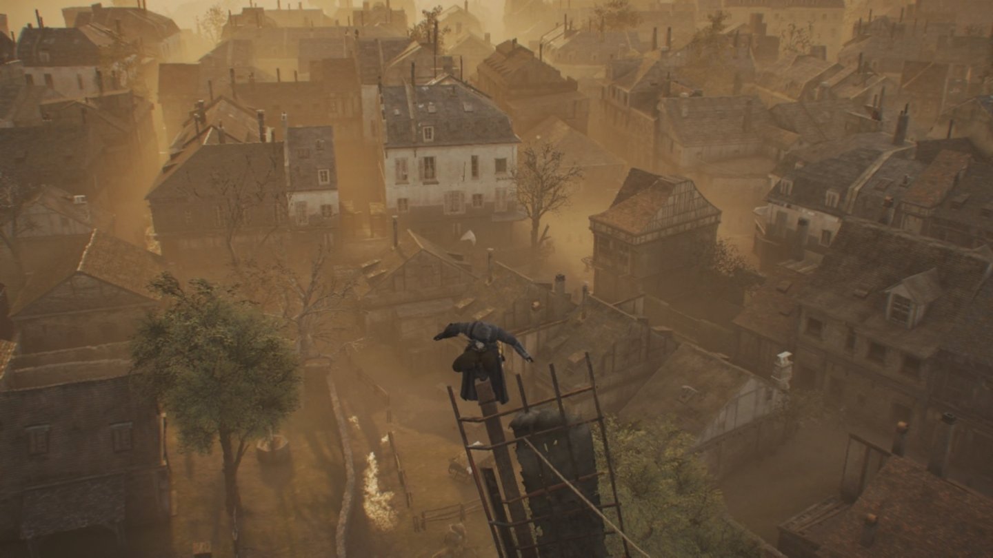Assassin’s Creed Unity: Dead Kings
Das kleine Städtchen Saint-Denis ist etwa so groß wie Versailles, der Nebenschauplatz des Hauptspiels.
