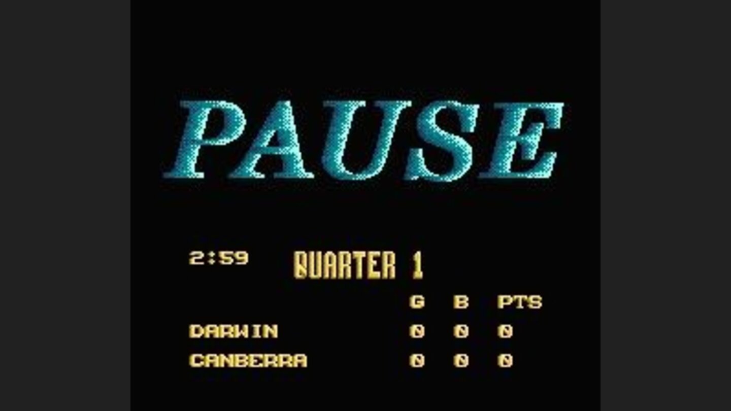 Pause screen