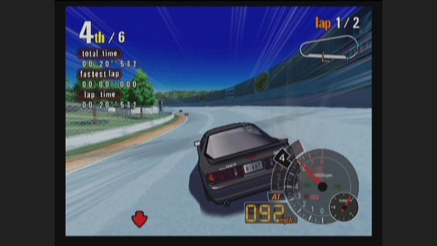 Another shot of the raceway. Again lots of motion effects.