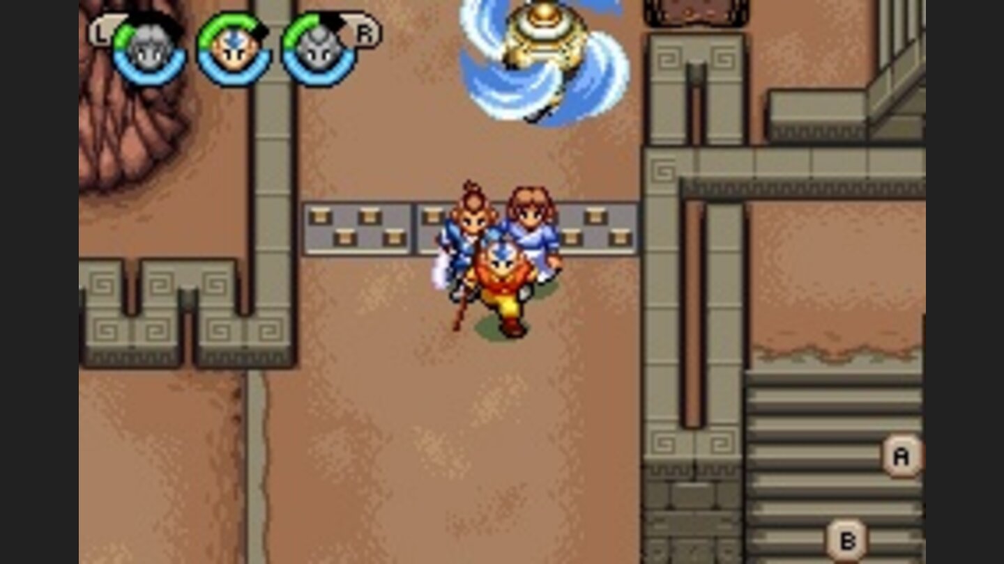 Avatar Der Herr der Elemente GBA 10