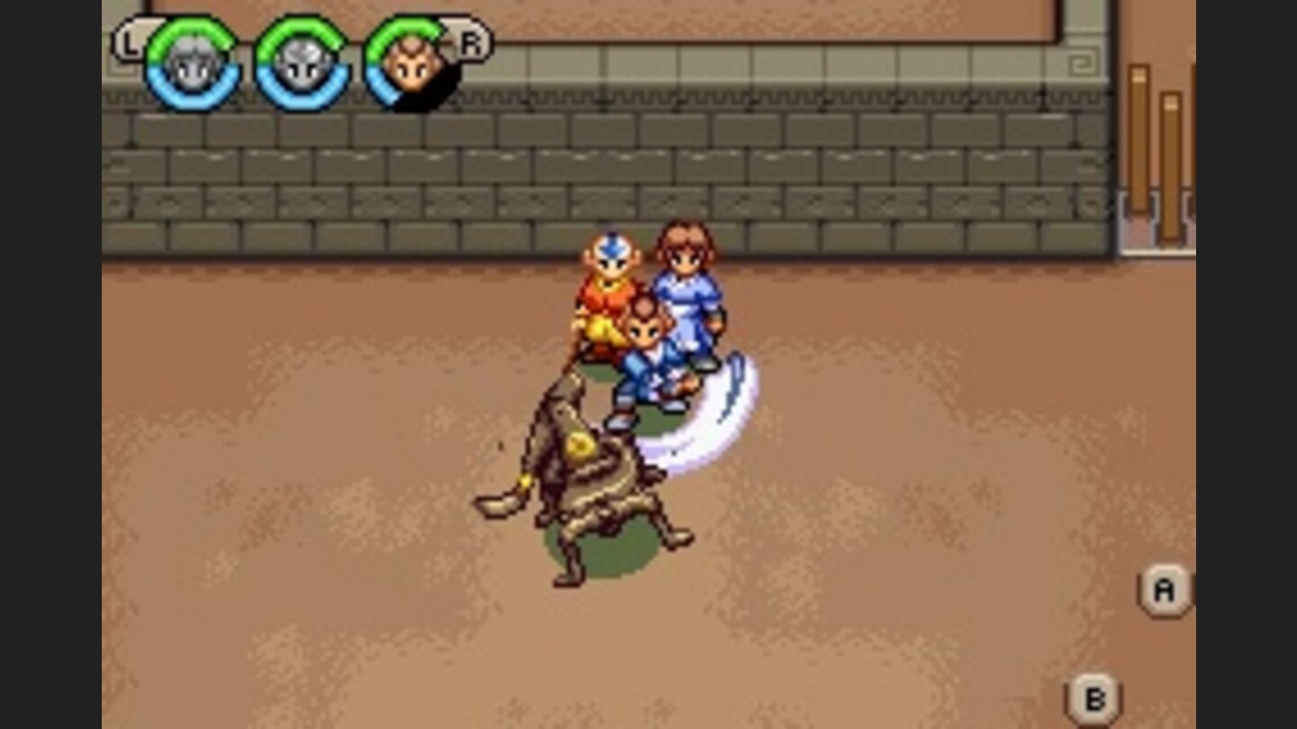 Avatar Der Herr der Elemente GBA 5