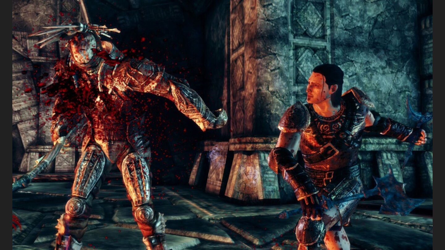 Dragon Age: Origins - AwakeningIm ersten Addon, das direkt nach dem Ende des Hauptprogramms ansetzt, kämpfen Sie gegen die wieder erstarkte Dunkle Brut und ergründen ein schreckliches Geheimnis. Die neuen Gebiete, Charaktere, Quests und Talente erweitern das Dragon Age-Universum sehr gut, allerdings hätte die eigentliche Haupthandlung etwas umfangreicher ausfallen können.