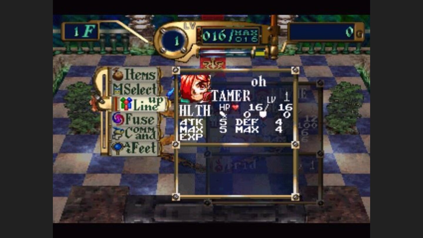 A menu which can be used in a battle or outside of it
